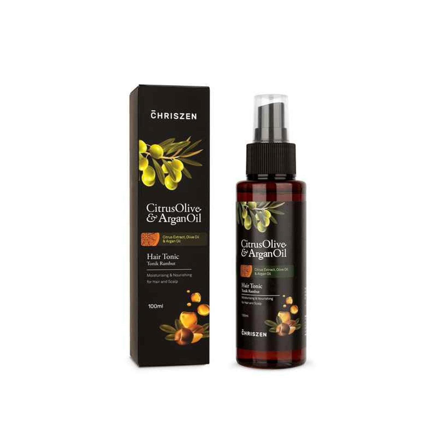 Chriszen Citrus Olive & Argan Oil Hair Tonic 100ml 100g