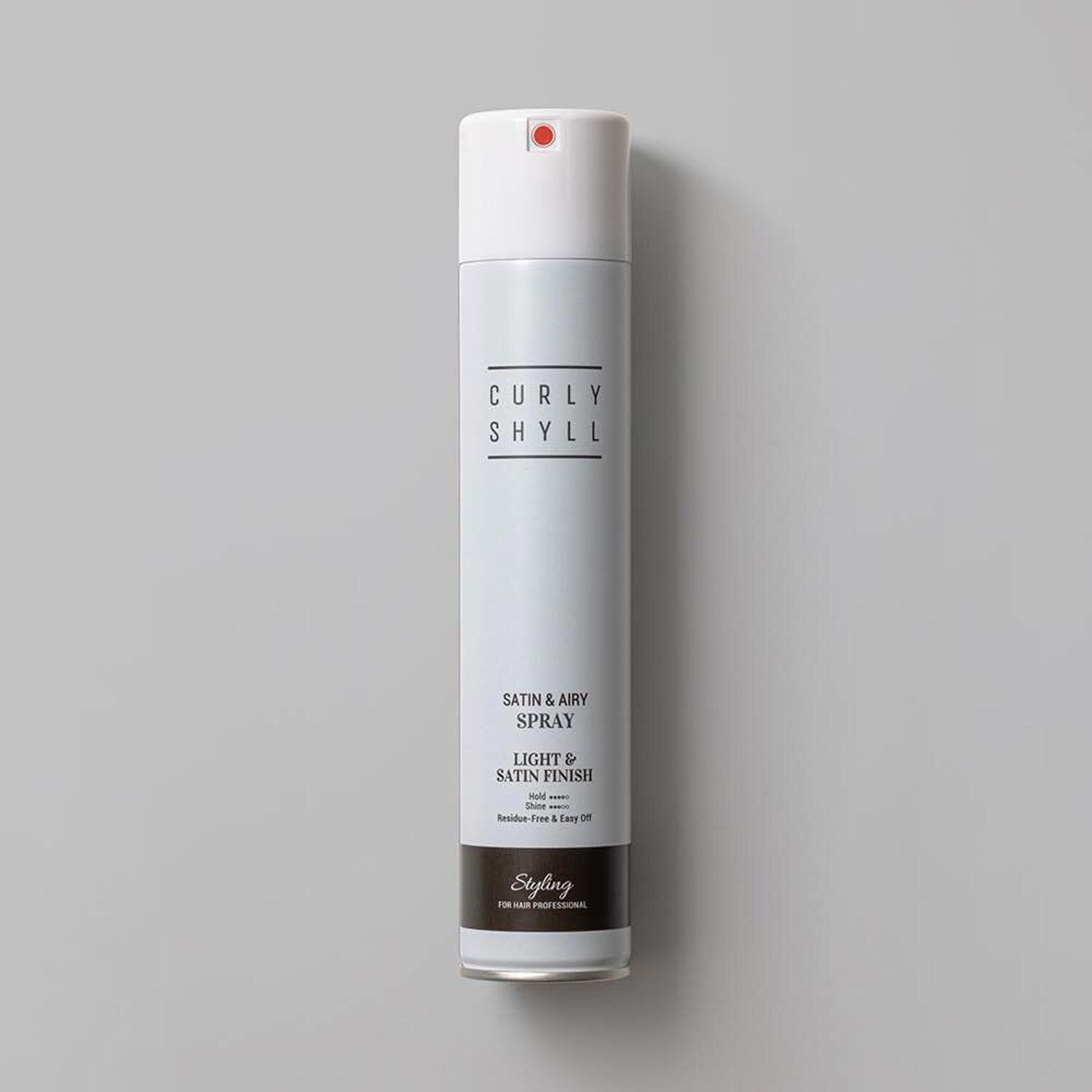 Curly Shyll (Professional Styling) Satin & Airy Spray (Light & Satin Finish) 300ml