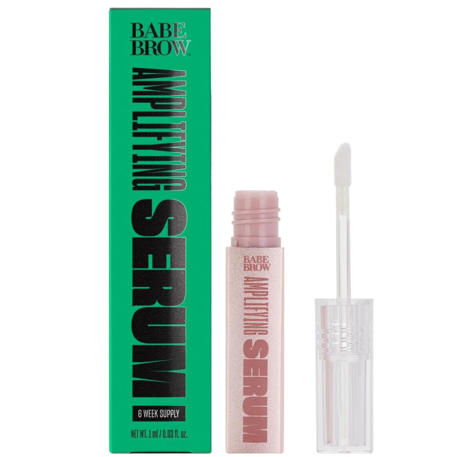 Babe Original Eyebrow Growth Serum For Thicker Brows - Brow Serum with Castor Oil, Biotin, Repairing Amino Acids