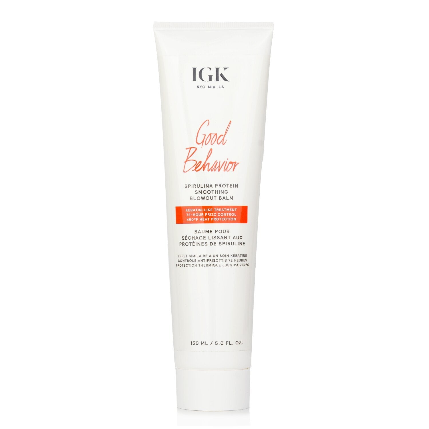 IGK Good Behavior Spirulina Protein Smoothing Blowout Balm  150ml/5oz