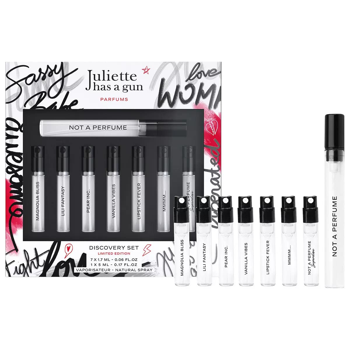 Juliette Has A Gun: Discovery Kit includes MAGNOLIA (7x1.7ml + 1x 5ml)