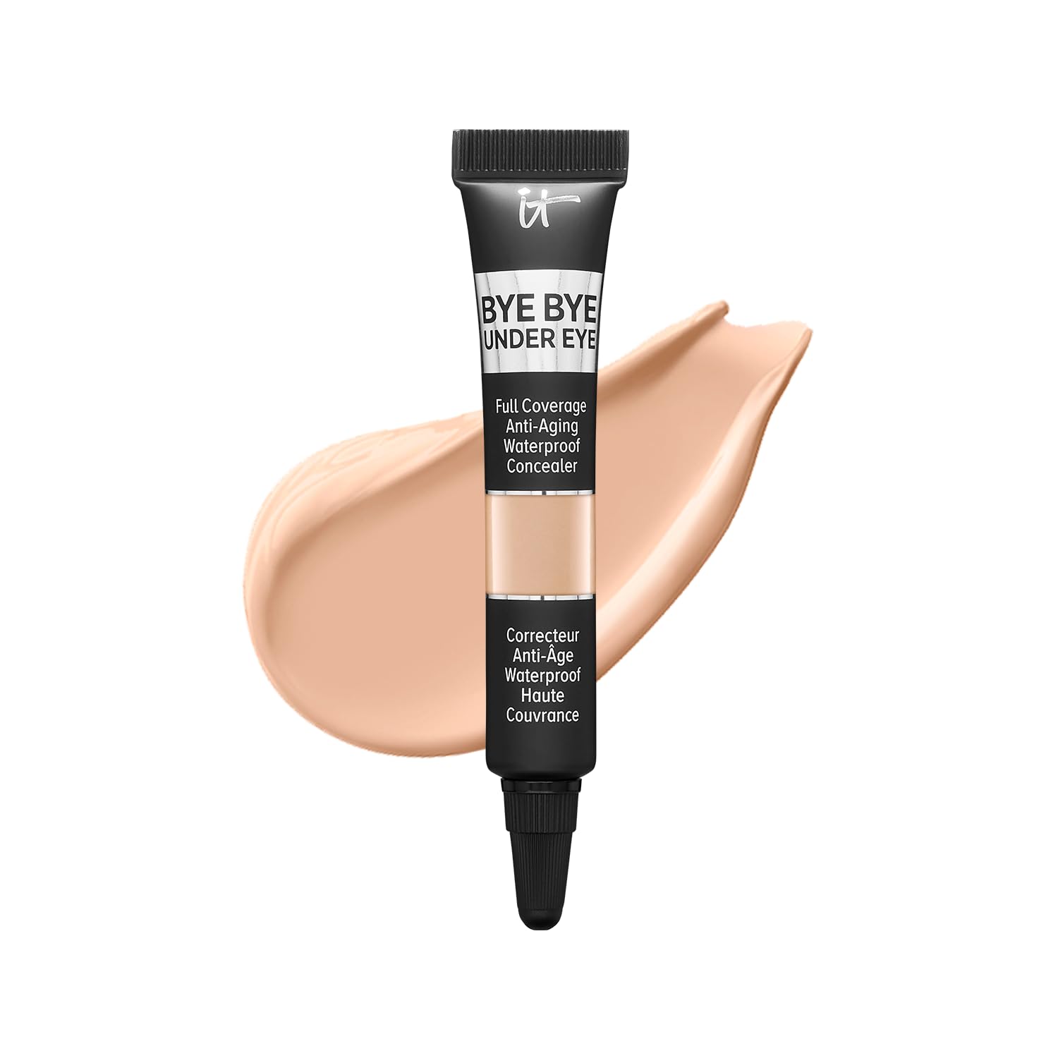 IT Cosmetics Bye Bye Under Eye Full Coverage Concealer - for Dark Circles, Fine Lines, Redness & Discoloration - Waterproof - Anti-Aging - Natural Finish Ð 20.0 Medium (N), 0.11 fl oz