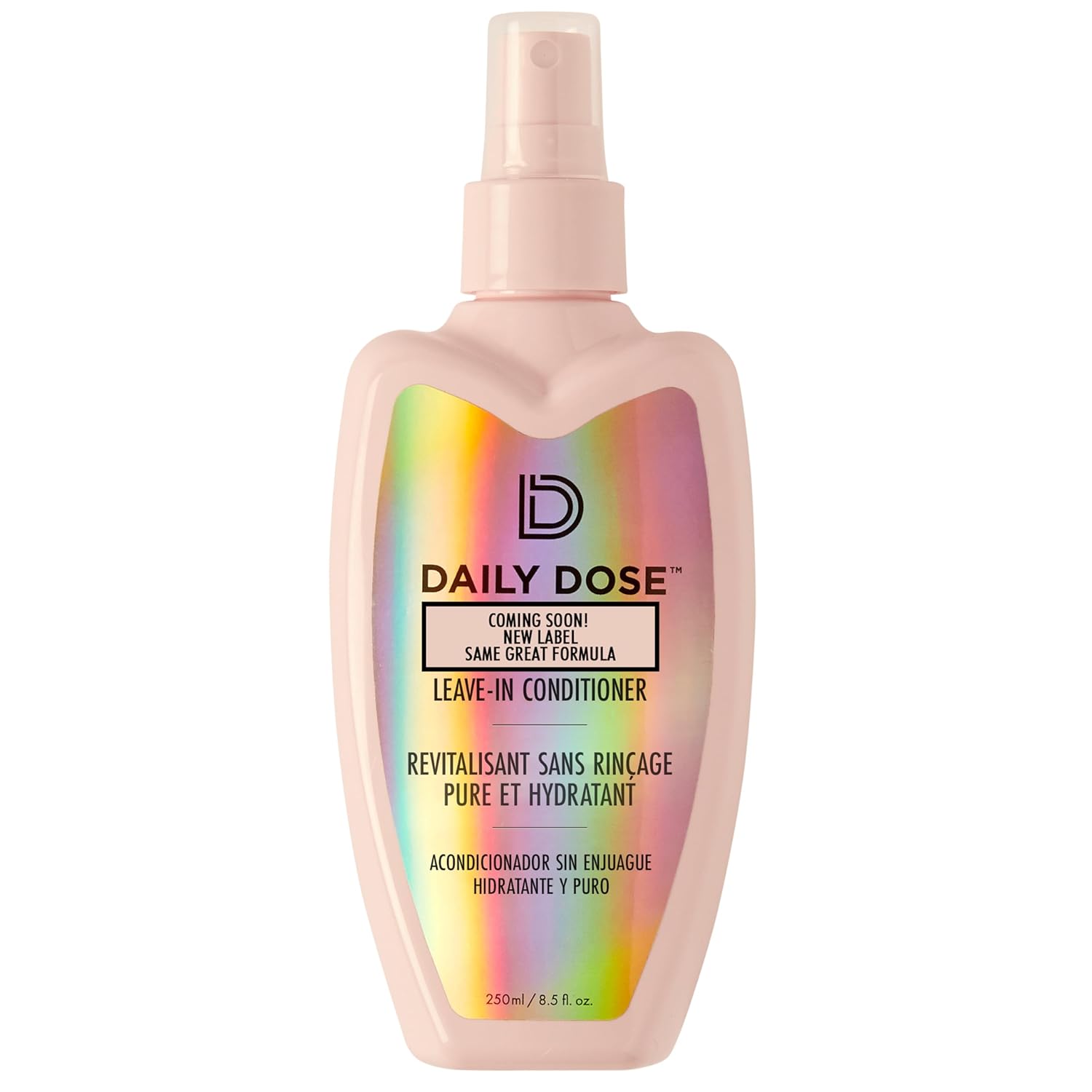 DAILY DOSE Leave-In Hair Conditioner Detangler Spray (Award Winning) 8.5oz, Paraben Free, Phthalates Free, Cruelty Free, Vegan