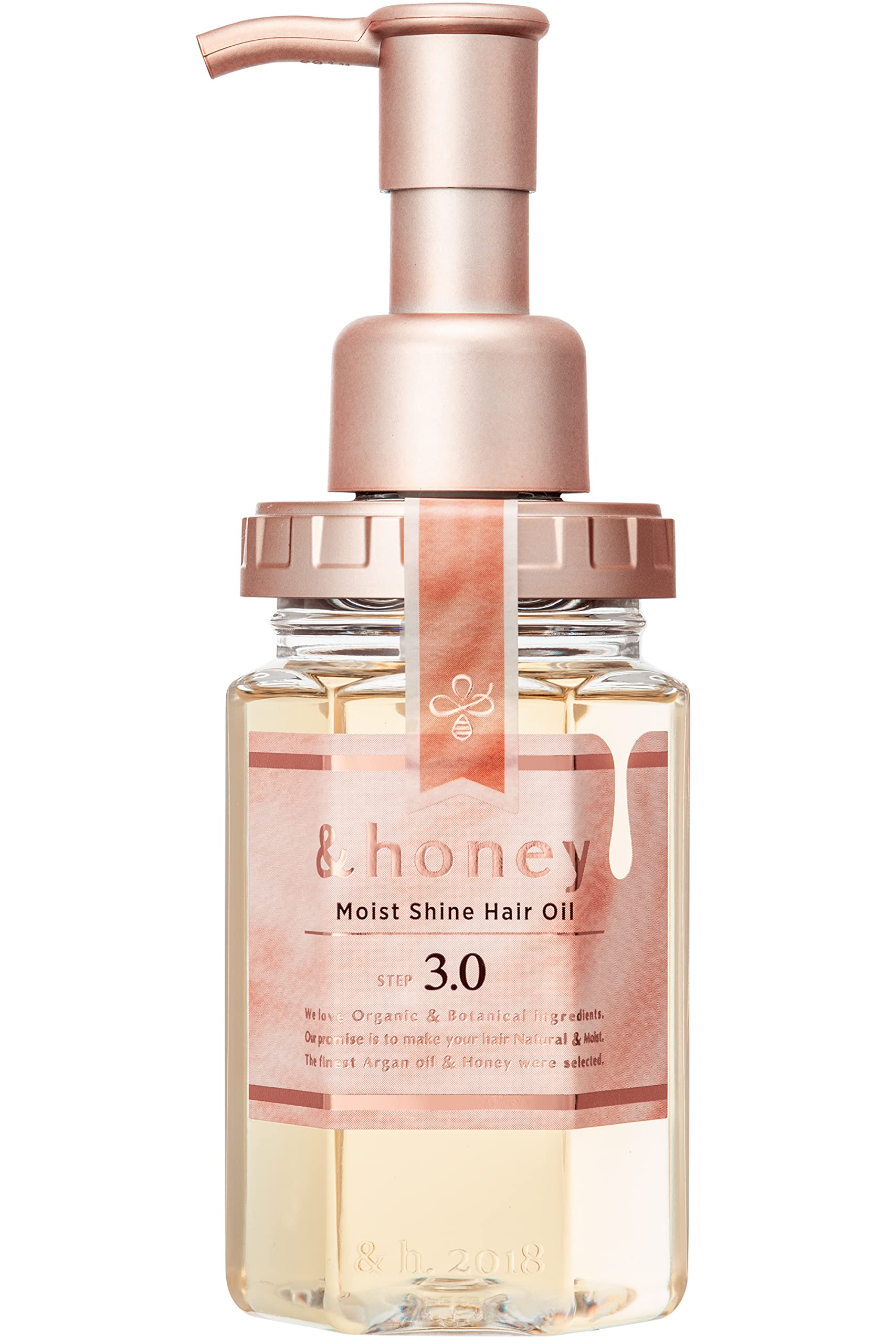 Honey Moist Shine Hair Oil 3.0 Super Moist Organic Intensive Moisturizing 100Ml Japan